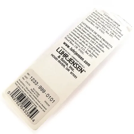 Luhr Jensen Lil' Kroc Ondulante, Nickel martellato, 14g, Stubby, #9806