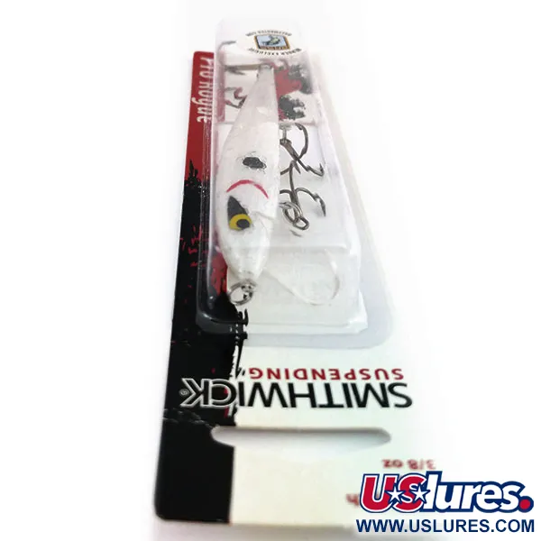 Smithwick Suspending Rattlin’ Rogue Jerkbait, Trasparente/Bianco, #9808