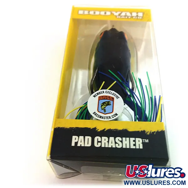 Booyah Pad Crasher Rana, Verde/Giallo, 14g, Amo Anti-alga, #9810