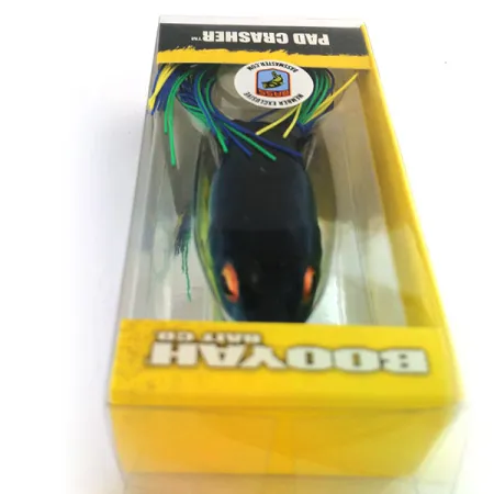 Booyah Pad Crasher Rana, Verde/Giallo, 14g, Amo Anti-alga, #9810