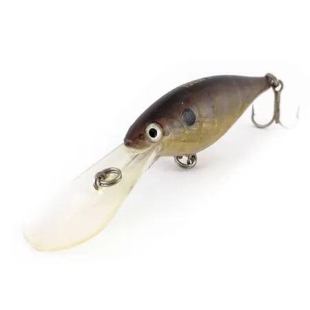 YO-ZURI Crankin Shad Crankbait, Oro-Marrone, 11g, Profondità, #9811