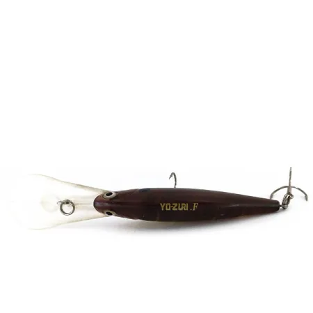 YO-ZURI Crankin Shad Crankbait, Oro-Marrone, 11g, Profondità, #9811