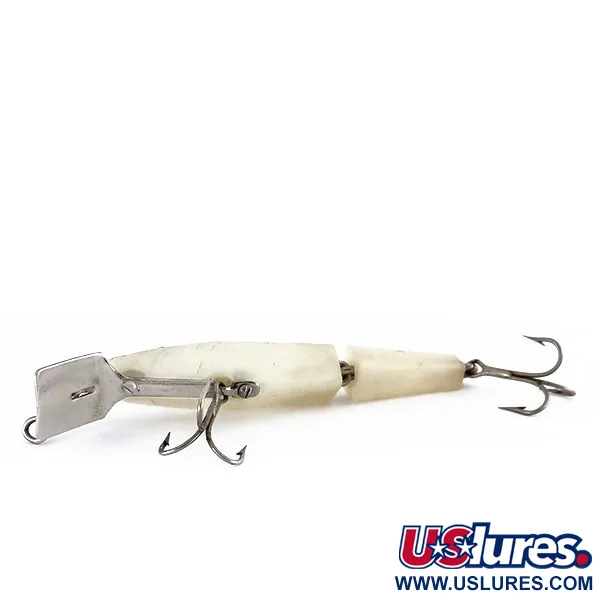 Diamond Jim Jointed Minnow Snodato, Perla, 7g, Paletta Metallo, #9815