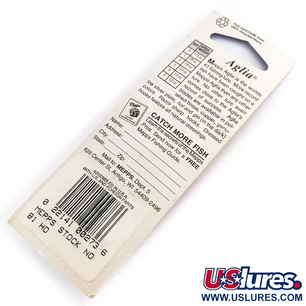 Mepps Aglia 1 Fluo UV Cucchiaino, Fluo, 3.5g, Effetto UV, #9817