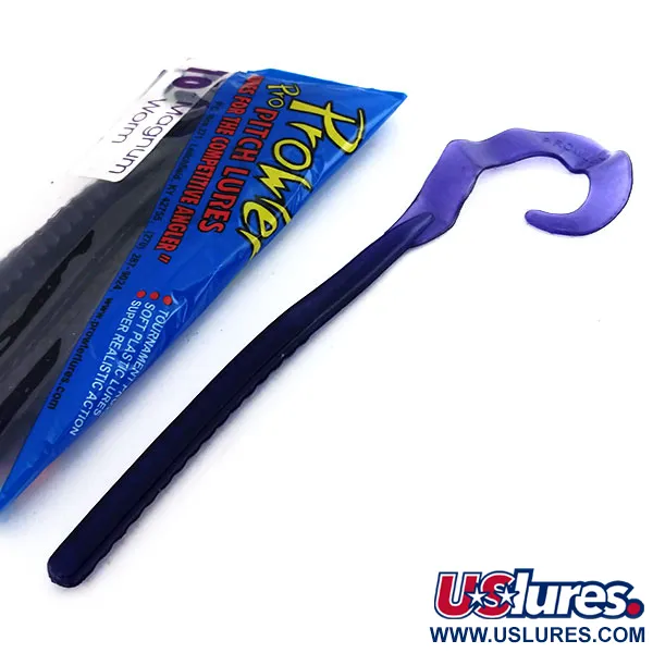 Prowler Magnum Worm Esca siliconica, Viola, 20cm, Ribbon Tail, #9824