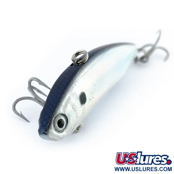 YO-ZURI Crystal VIBE Esca Lipless, Argento/Blu, 12g, Vibration, #9843