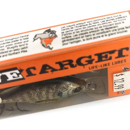 Live Target Koppers BlueGill Crankbait, Crapiet Arlequin, 7g, #9844