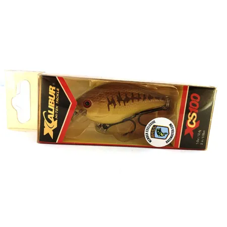 XCalibur XCS100 Crankbait, Brownie, 14g, Silenzioso, #9845