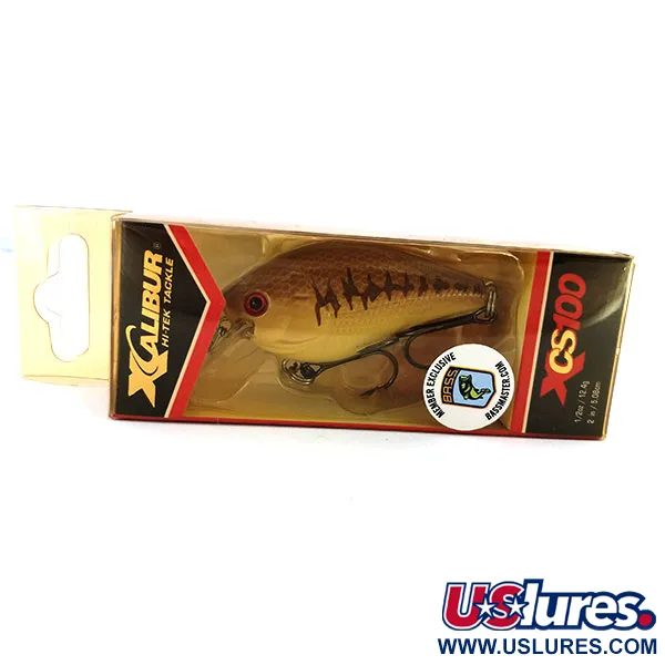 XCalibur XCS100 Crankbait, Brownie, 14g, Silenzioso, #9845