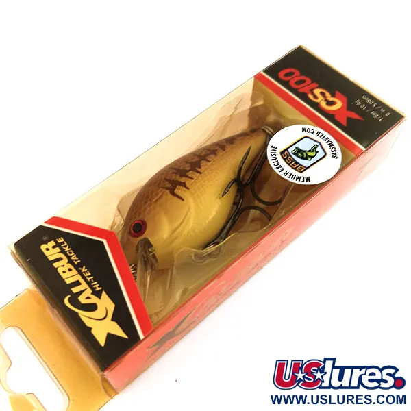 XCalibur XCS100 Crankbait, Brownie, 14g, Silenzioso, #9845