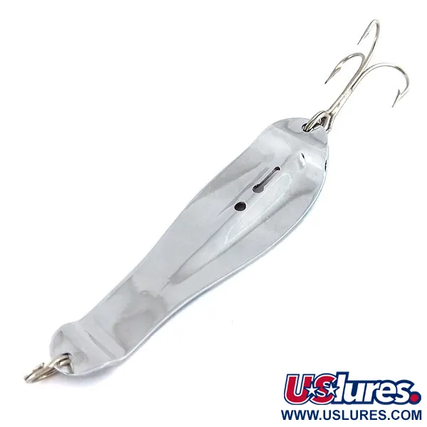 Bayou Special Cucchiaino Ondulante, Nichel, 17g, Riga Rossa, #9847