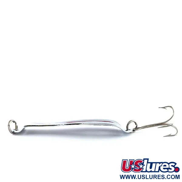 Bayou Special Cucchiaino Ondulante, Nichel, 17g, Riga Rossa, #9847