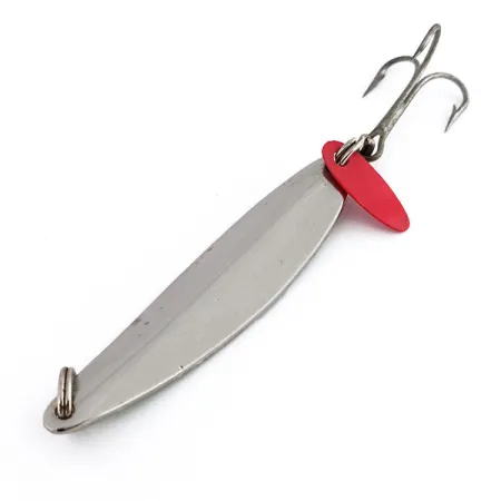 Bay de Noc Swedish Pimple Spoon, Nichel/Verde, 14g, Glow, #9856