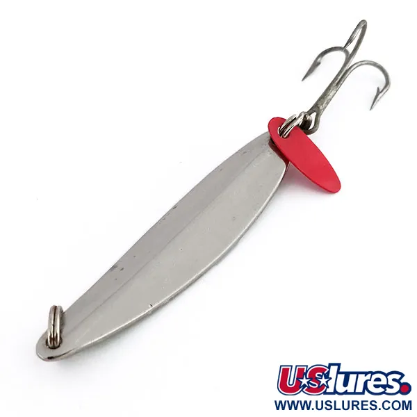 Bay de Noc Swedish Pimple Spoon, Nichel/Verde, 14g, Glow, #9856