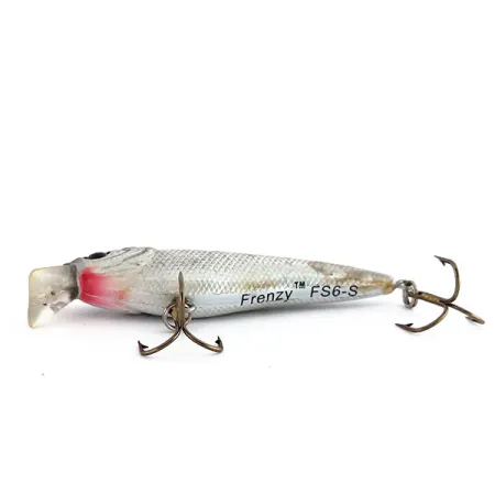 Berkley Frenzy Firestick Minnow Shallow FS6-S Minnow, Silver, 4.4g, #9873