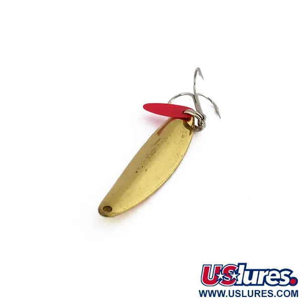 Bay de Noc Swedish pimple Cucchiaino Verticale, Ottone/Rosso, 14g, #9902