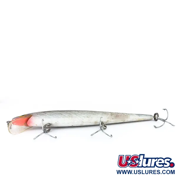 Rebel Floating Minnow F14 Minnow, Argento, 14g, Galleggiante, #9908