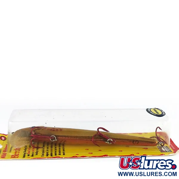 Strike King Wild Shiner Jerkbait, Oro, 17g, Suspending, #9918