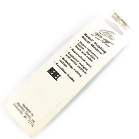 Rebel Floater Ghost Minnow Esca, Ghost, 7g, Rattle Interno, #9919