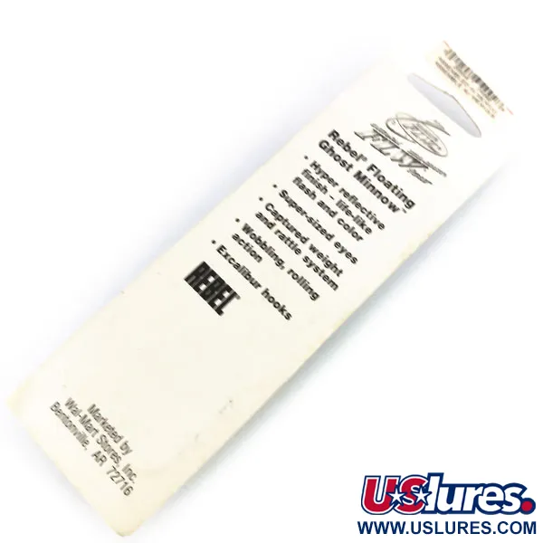 Rebel Floater Ghost Minnow Esca, Ghost, 7g, Rattle Interno, #9919