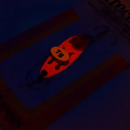 Luhr Jensen Krocodile Ondulante, Rosso/Nero, 7g, Vintage, #9921