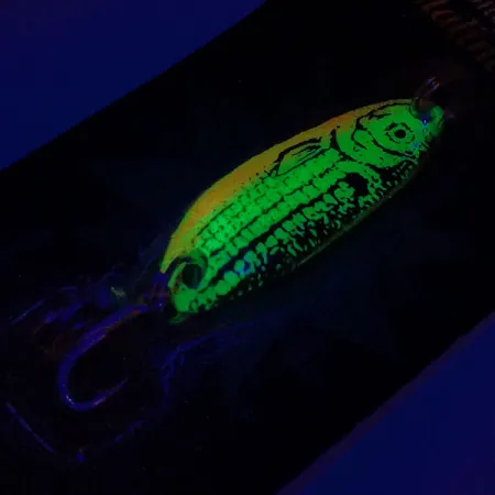 Renegade Honeycomb Series Crystalina Spoon, Verde-Arancio, 7g, Nido d'ape, #9925