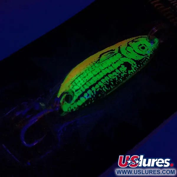 Renegade Honeycomb Series Crystalina Spoon, Verde-Arancio, 7g, Nido d'ape, #9925