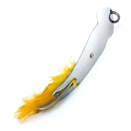 Tony Accetta Pet Spoon 15 Ondulante, Nickel, 14g, Piume, #9936