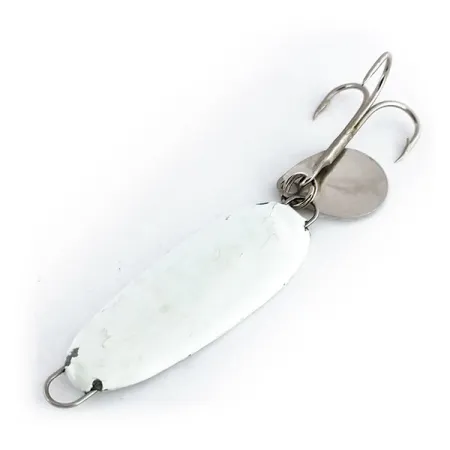 Bomber Slab Spoon Cucchiaino, Bianco, 28g, Inserto riflettente, #9944
