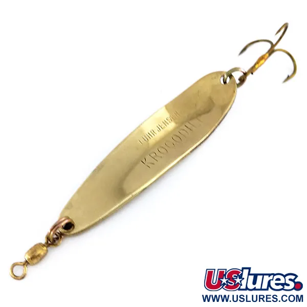 Luhr Jensen Krocodile Die #4 Ondulante, Oro martellato, 14g, #9947