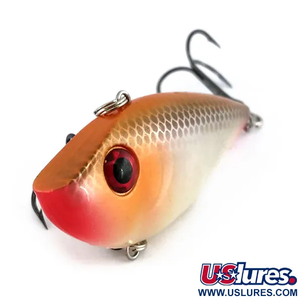 Strike King Red Eye Shad Lipless Crankbait, Oro/Bianco, 14g, #9955