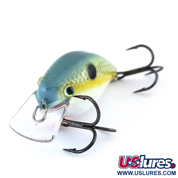 Strike King square bill Crankbait, Verde Giallo Bianco perla, 7g, #9959