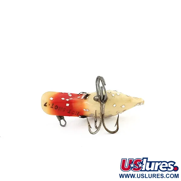 Luhr Jensen Hot Shot 70 Artificiale, Bianco/Rosso/Oro, 1.7g, #9963