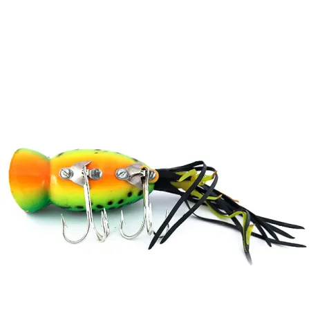 Fred Arbogast Hula Popper, Fire Tiger, 10g, Esca Topwater #9968
