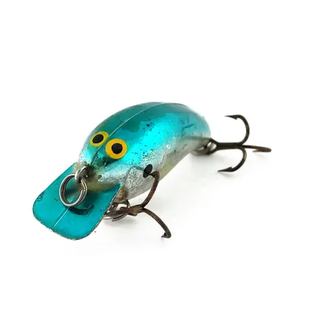 Norman Tiny N Crankbait, Argento-Teal, 4g, Rattle interno, #9987