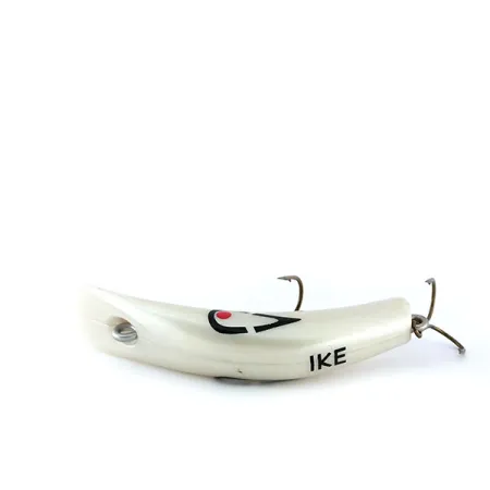 Lazy Ike Artificiale, Bianco perla, 6g, Profilo curvo, #9990