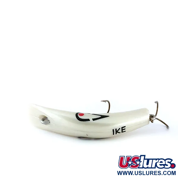 Lazy Ike Artificiale, Bianco perla, 6g, Profilo curvo, #9990