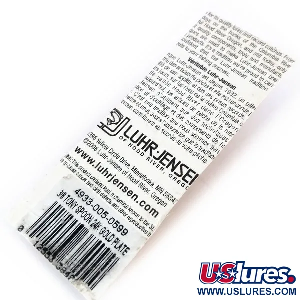 Tony Accetta Tony's Spoon Ondulante, Oro, 11g, Oro 24K, #4933-005-0599