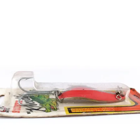 Luhr Jensen Lil' Kroc (Krocodile Stubby) Ondulante, Rosso/Nickel, 14g, #9996