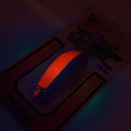 Luhr Jensen Lil' Kroc (Krocodile Stubby) Ondulante, Rosso/Nickel, 14g, #9996